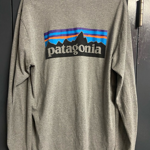 Patagonia Other - patagonia warm grey long sleeve with box logo